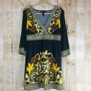 Inc International Empire Waist Tunic Dress Size L
